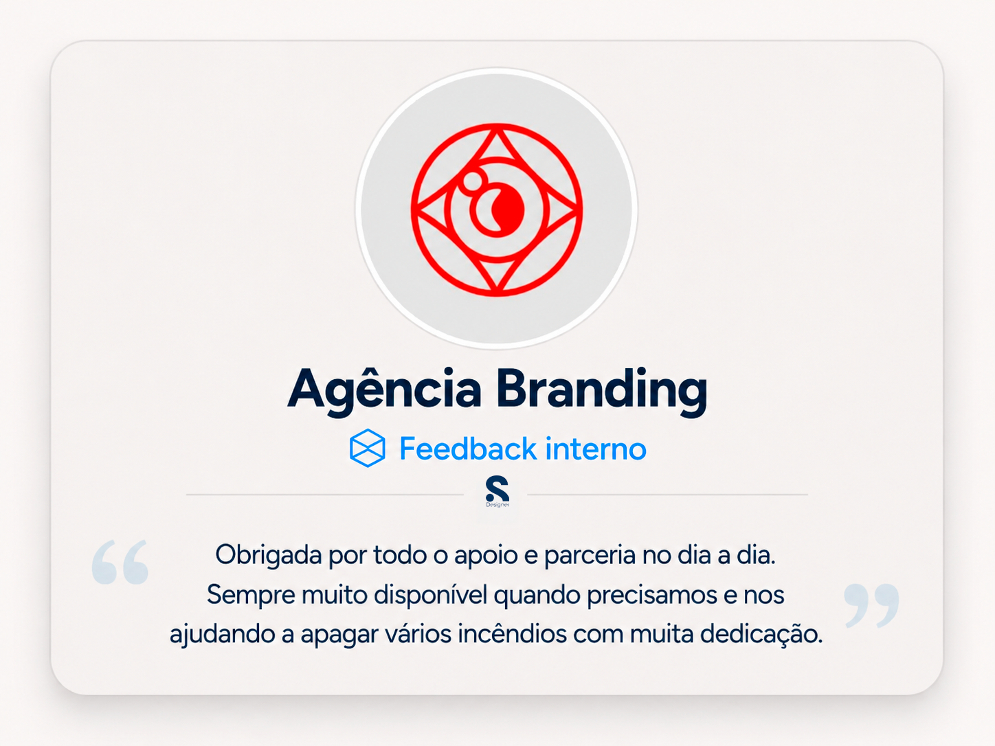 Depoimento da Agência Branding