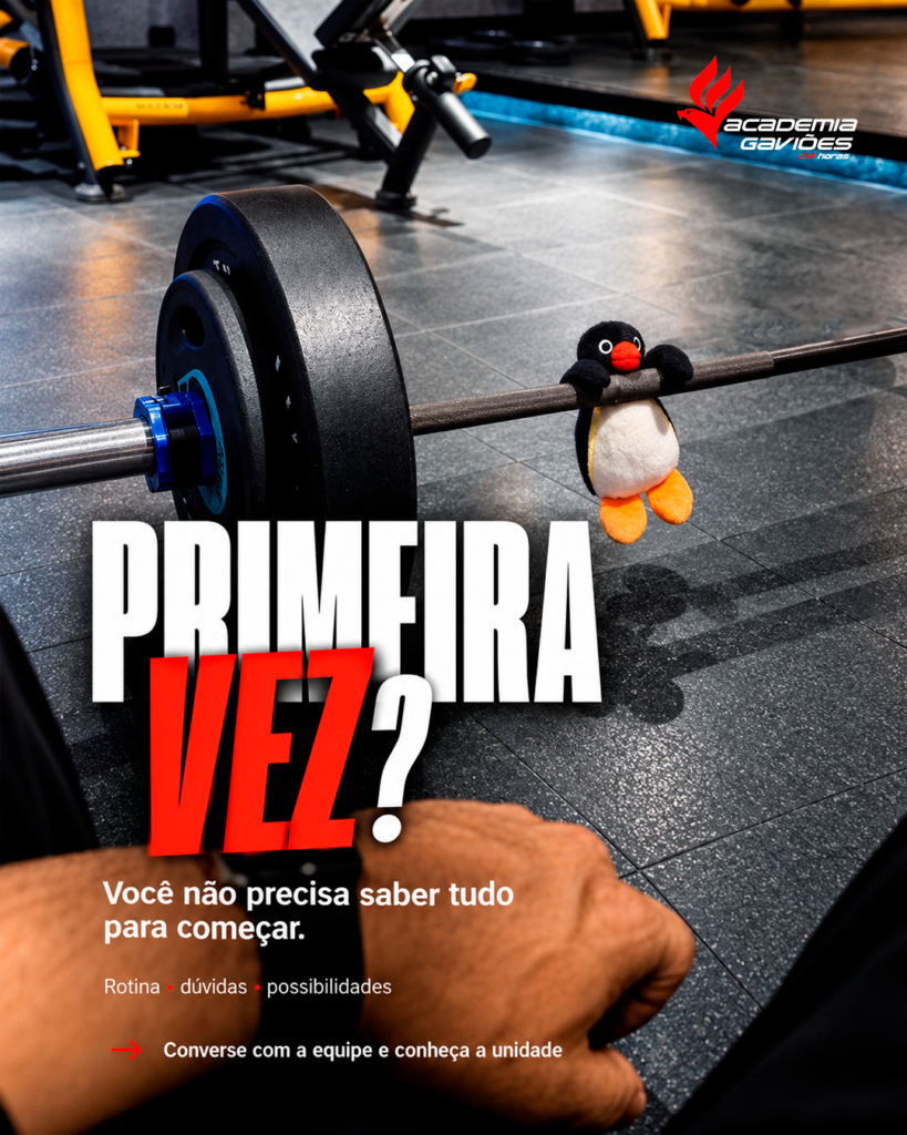 [SUZANO] Primeira vez na academia