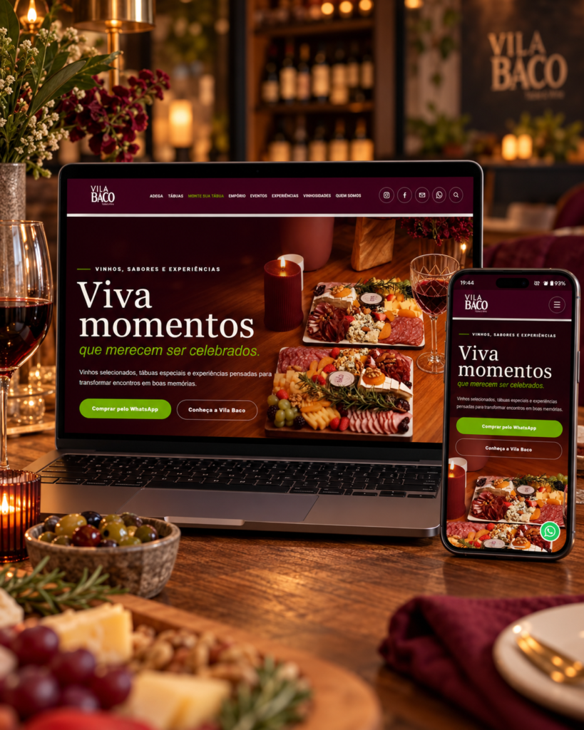 Site Vila Baco